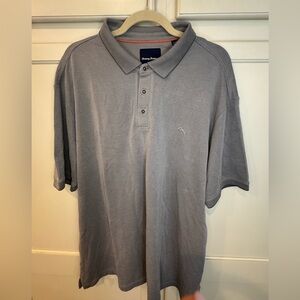 Tommy Bahama Gray Polo Shirt Classic Design